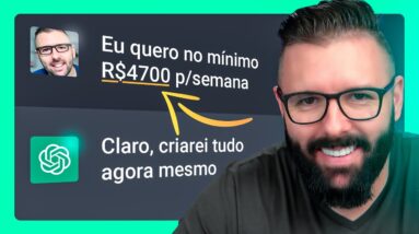 Menos de 24H, PLR no ChatGPT e já podemos Ganhar Dinheiro com ele na Kiwify ou Hotmart, INCRÍVEL